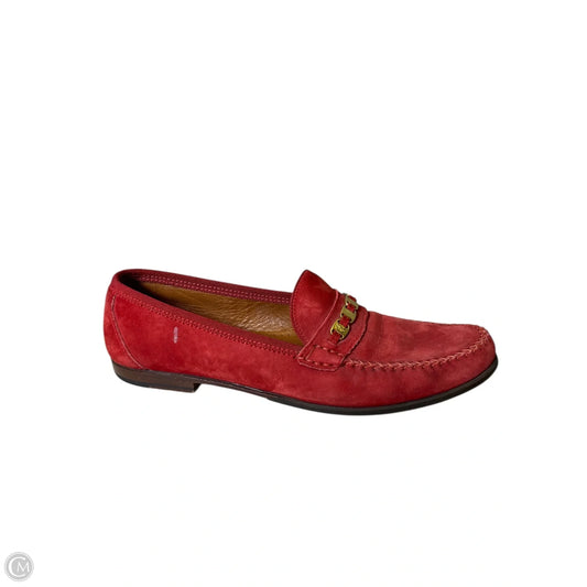 Shoes Luxury Designer By Ferragamo In Red, Size: 10