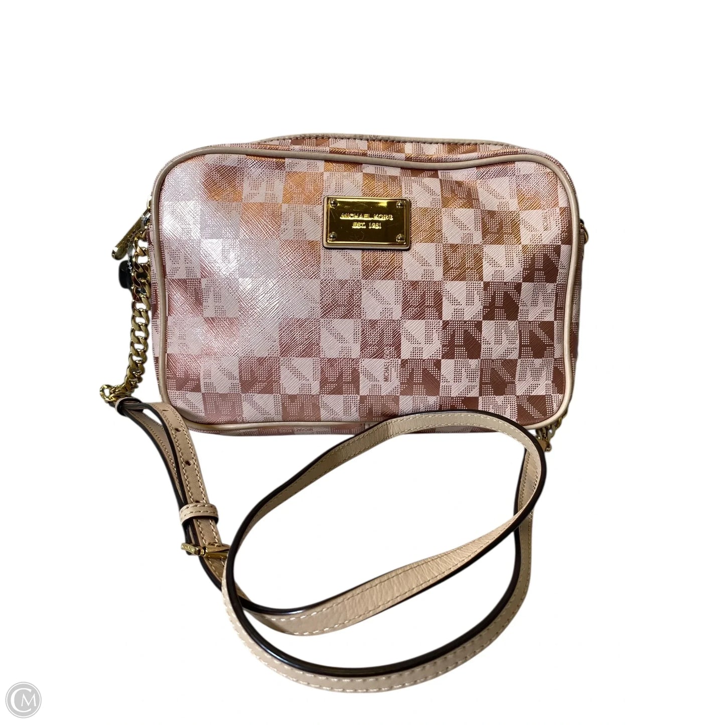 Crossbody Designer By Michael Kors, Size: Medium