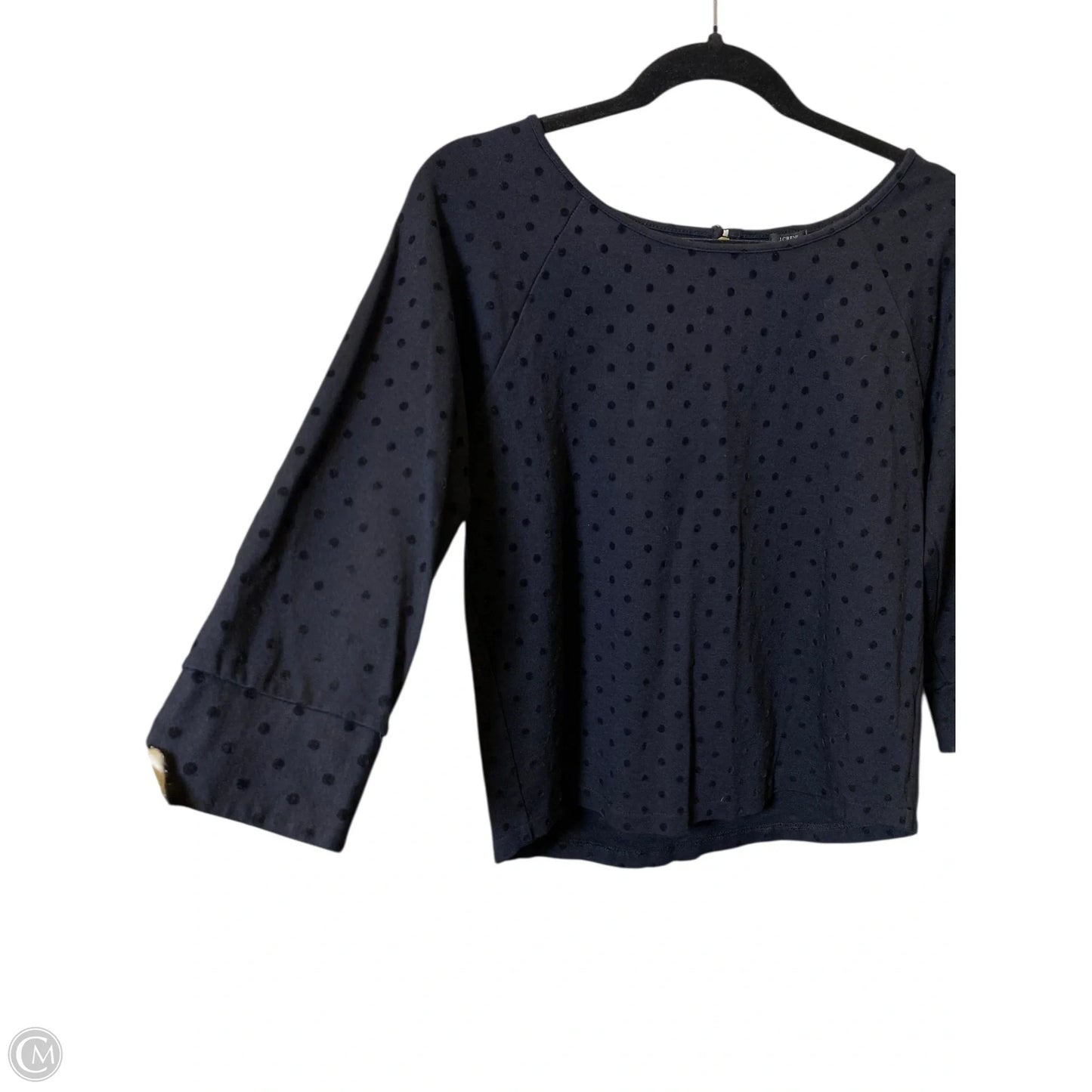 Top Long Sleeve By J. Crew In Black, Size: S