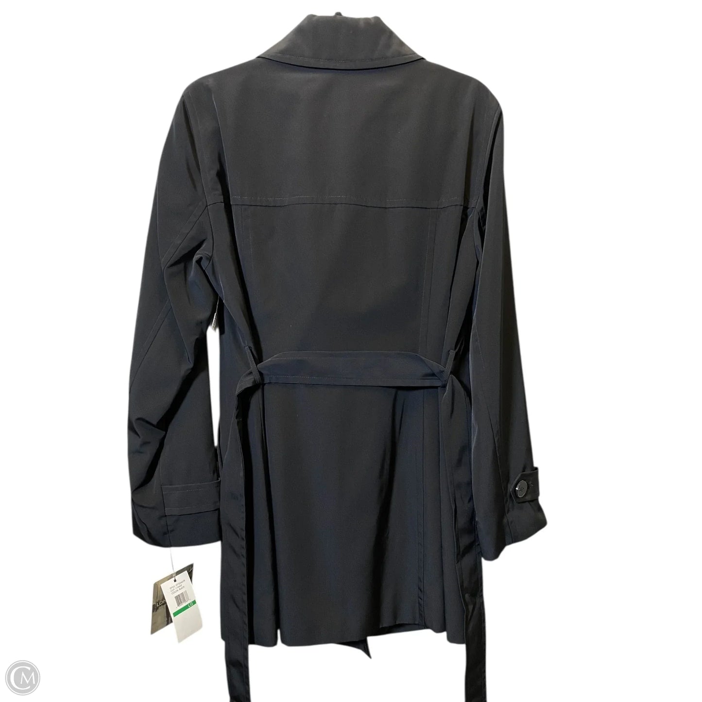 Coat Trench Coat By London Fog In Black, Size: L