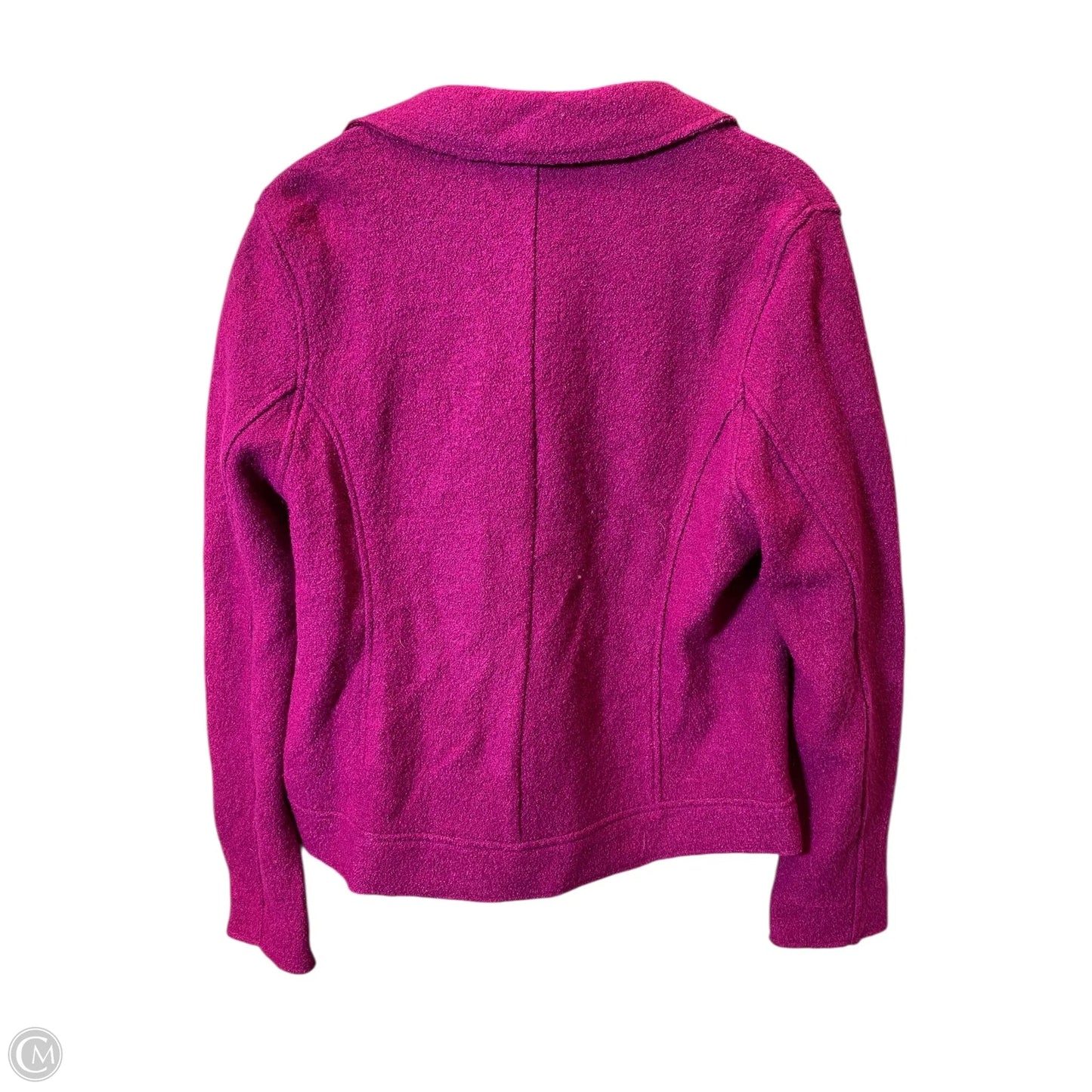 Jacket Moto By Tahari In Purple, Size: L