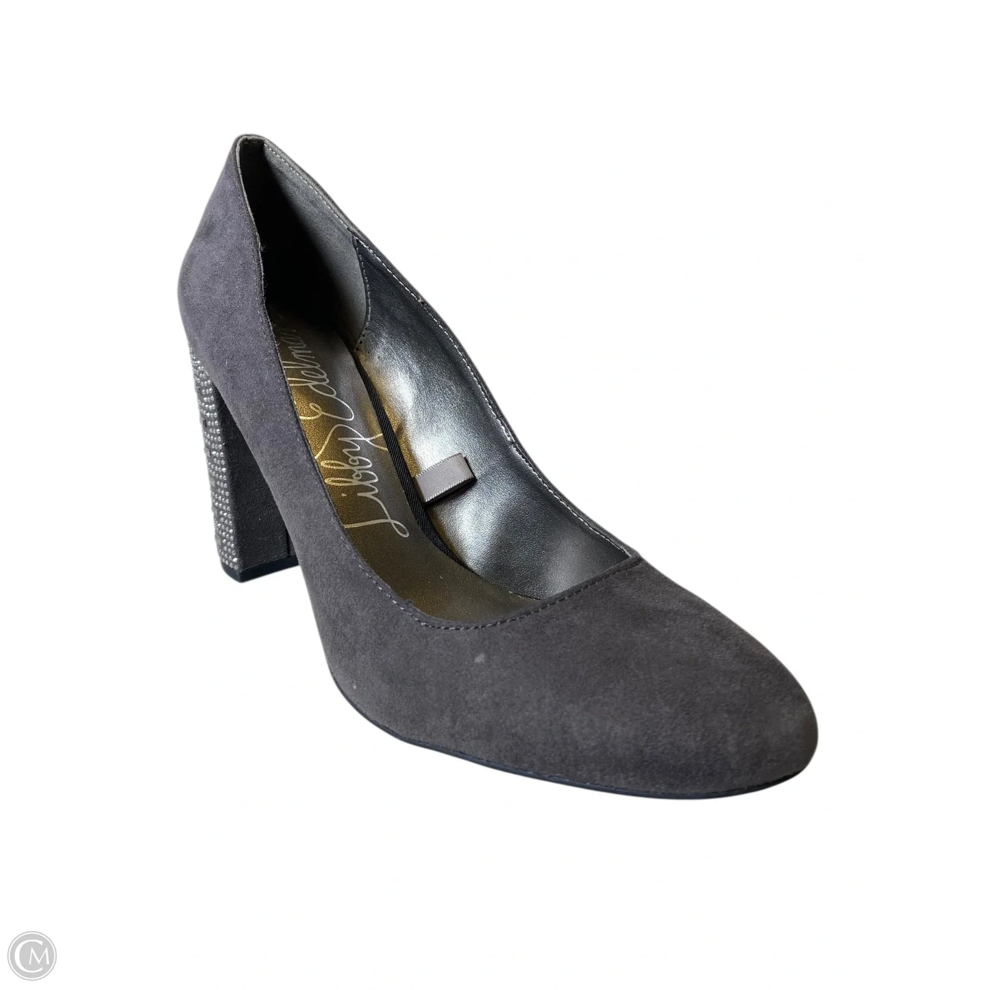 Shoes Heels Block By Libby Edelman In Grey, Size: 8