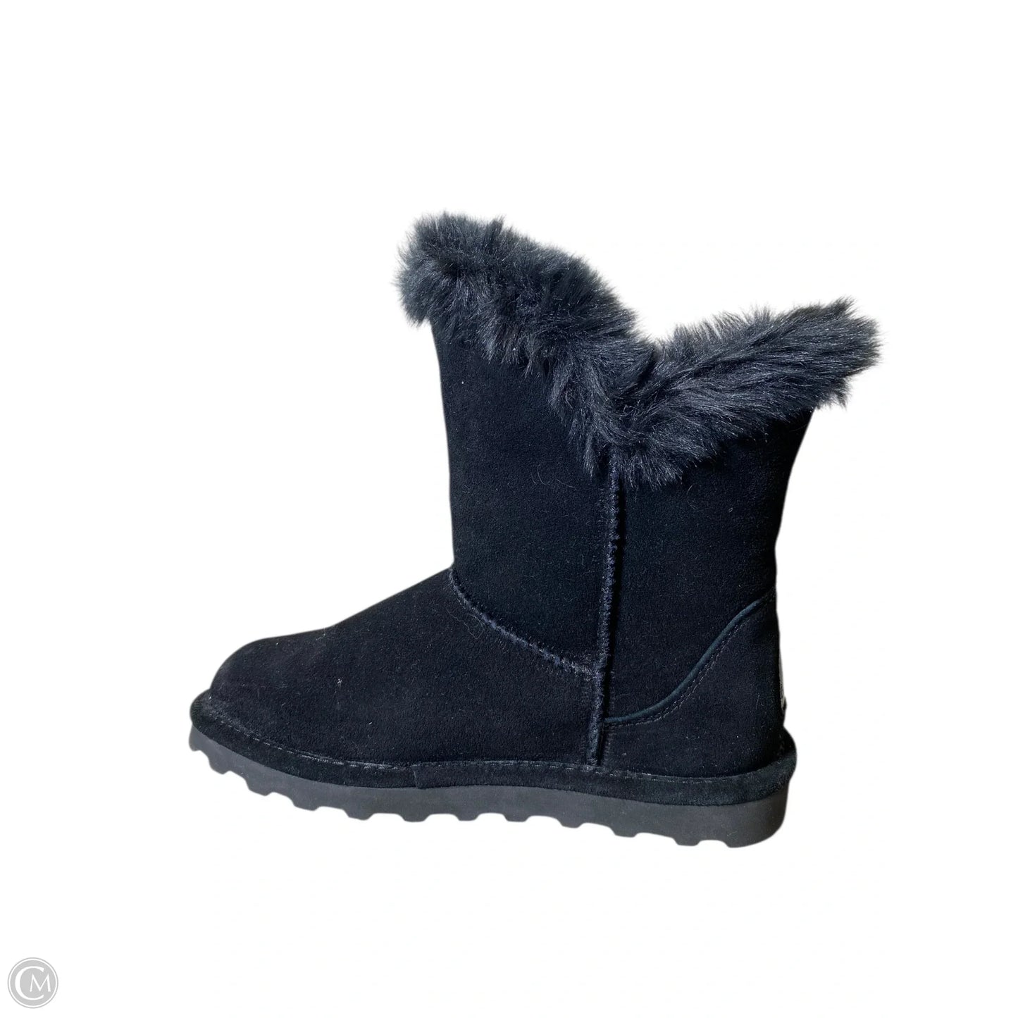 Boots Mid-calf Flats By Bearpaw In Black, Size: 7