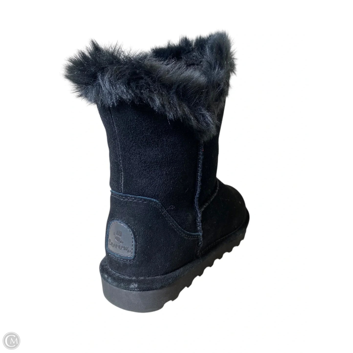 Boots Mid-calf Flats By Bearpaw In Black, Size: 7