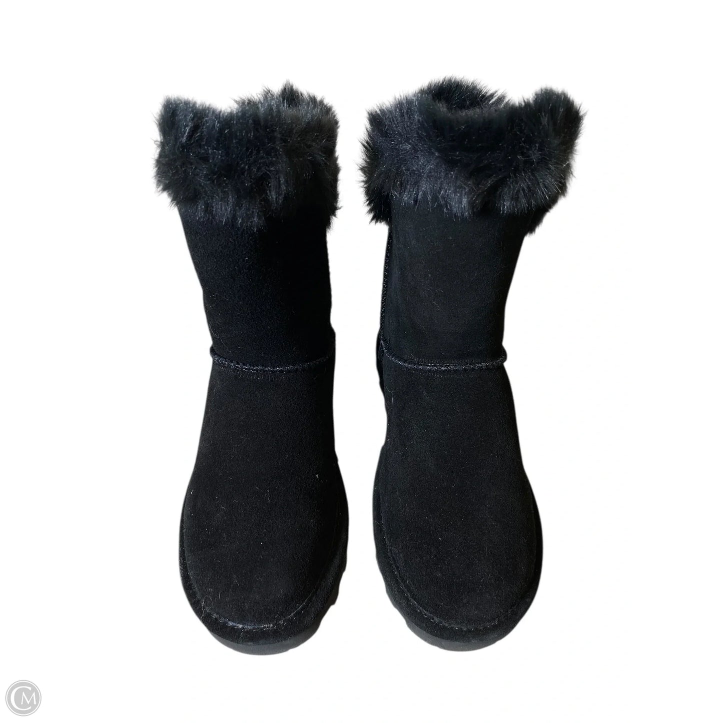 Boots Mid-calf Flats By Bearpaw In Black, Size: 7