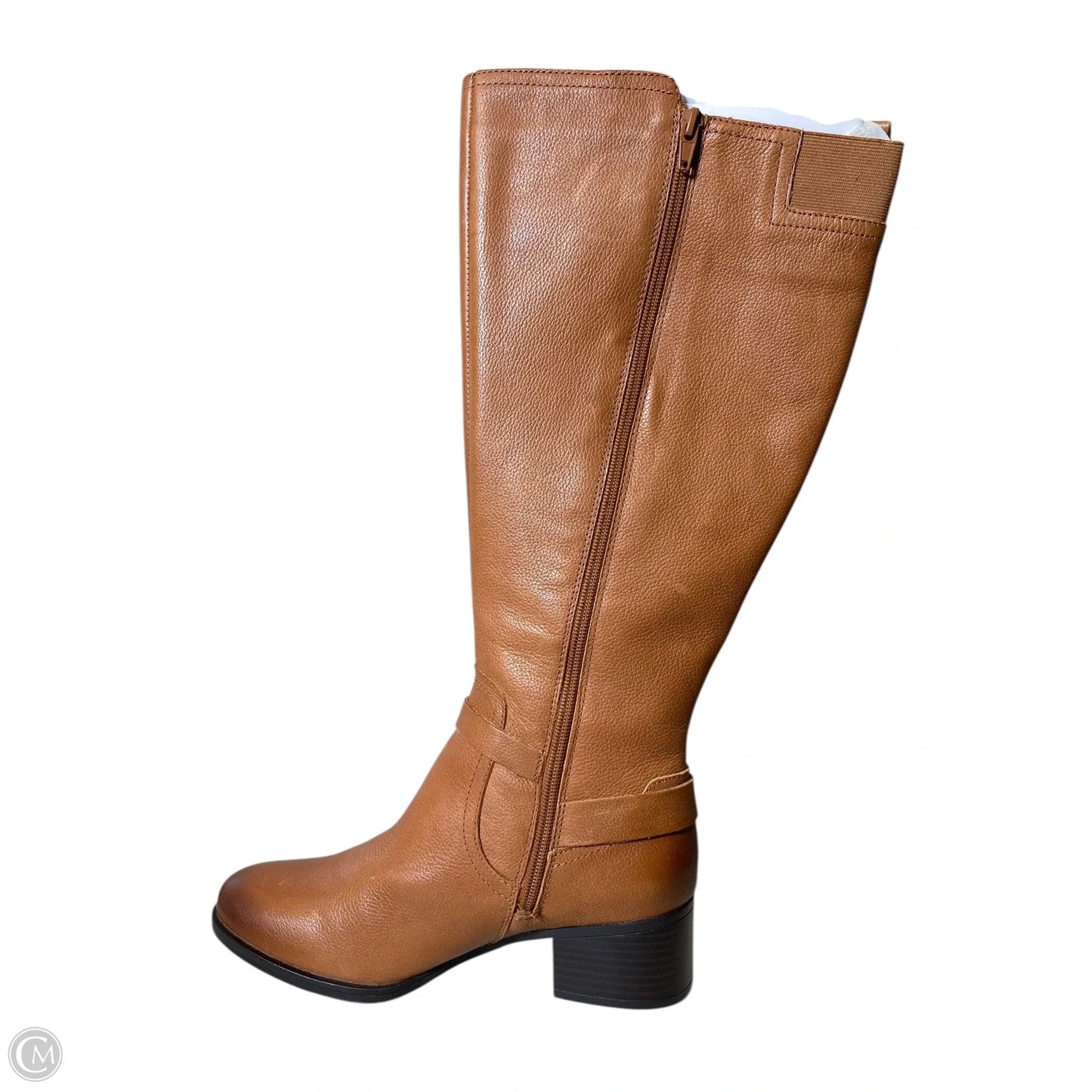 Boots Knee Heels By Naturalizer In Brown, Size: 8