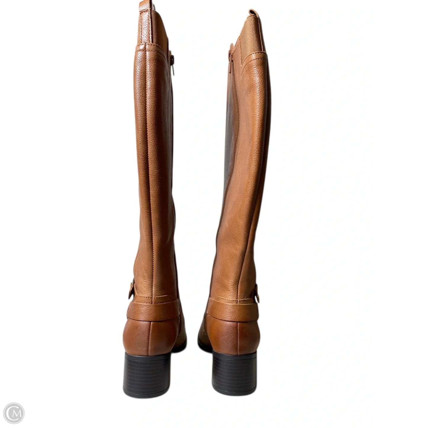 Boots Knee Heels By Naturalizer In Brown, Size: 8