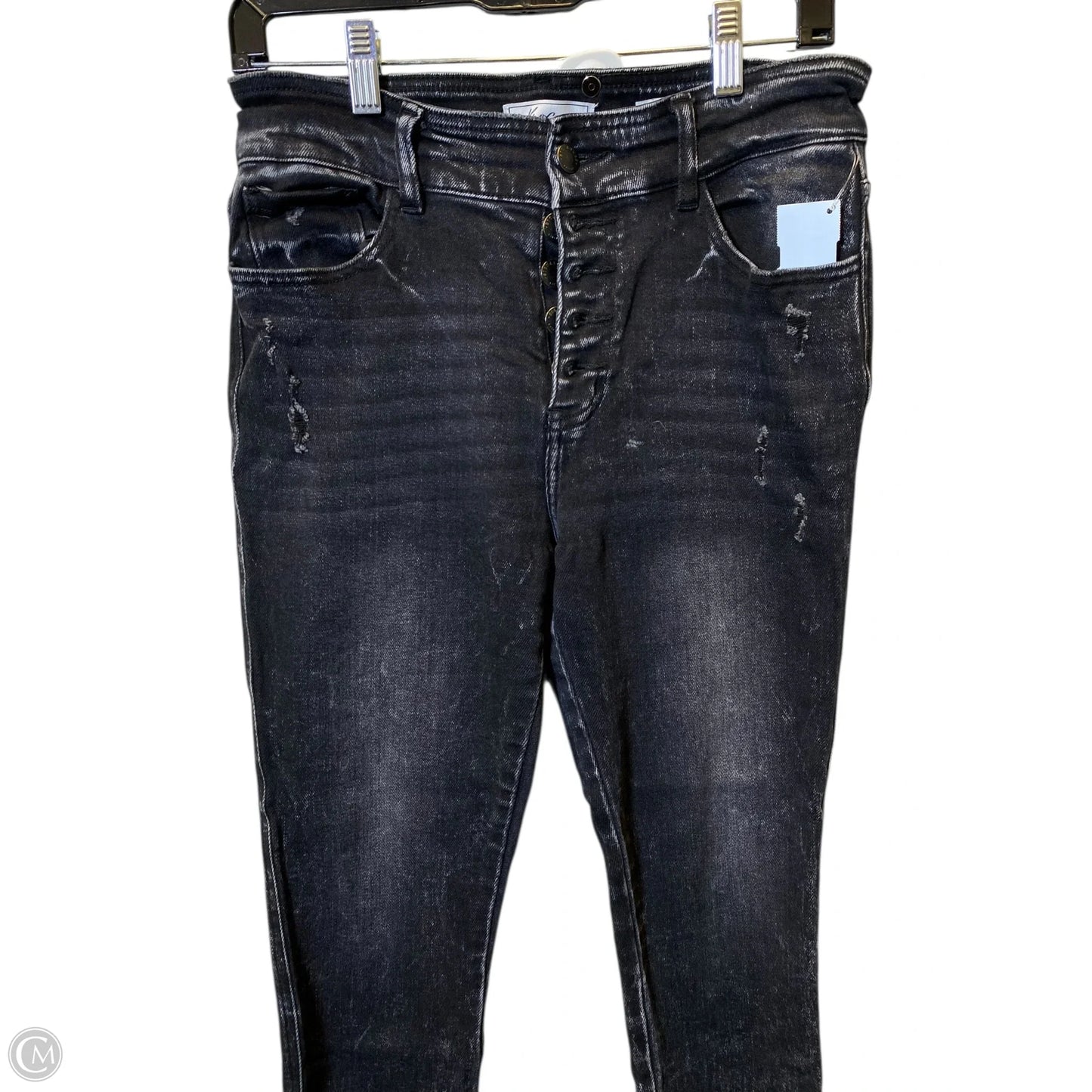 Jeans Skinny By Kancan In Black, Size: 6