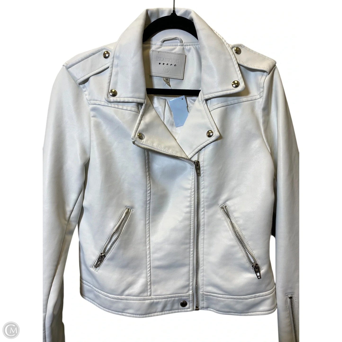 Jacket Leather By Blanknyc In White, Size: M