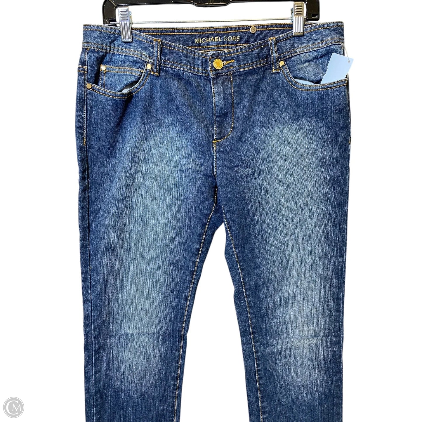 Jeans Designer By Michael Kors In Blue Denim, Size: 10