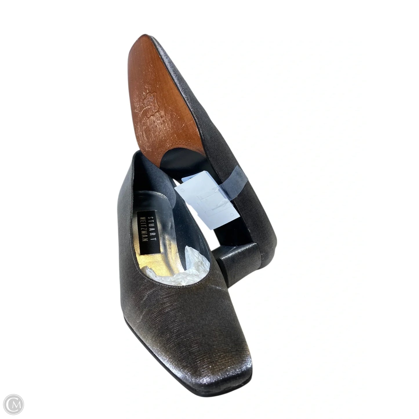 Shoes Designer By Stuart Weitzman In Grey, Size: 7