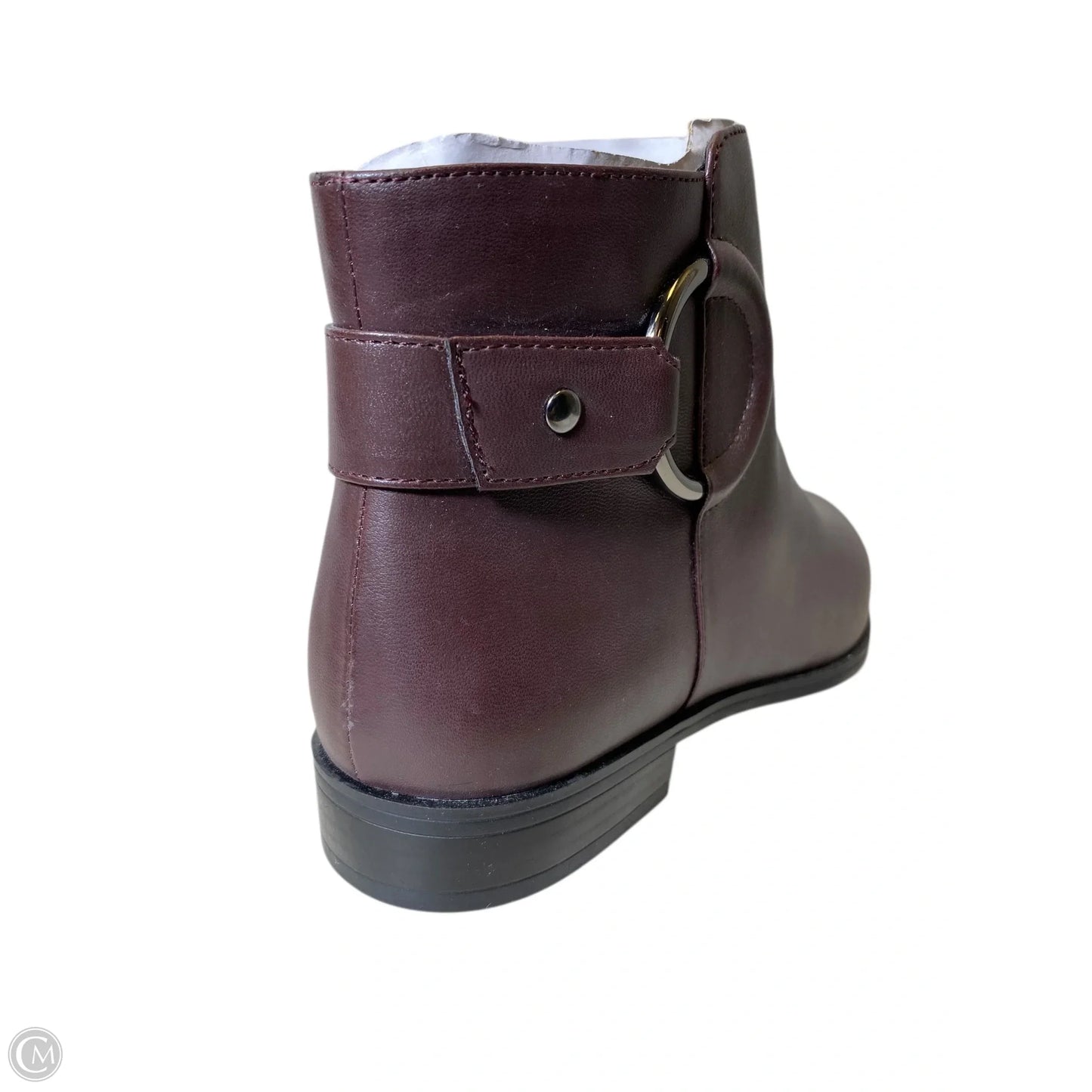 Boots Ankle Flats By Alfani In Maroon, Size: 9