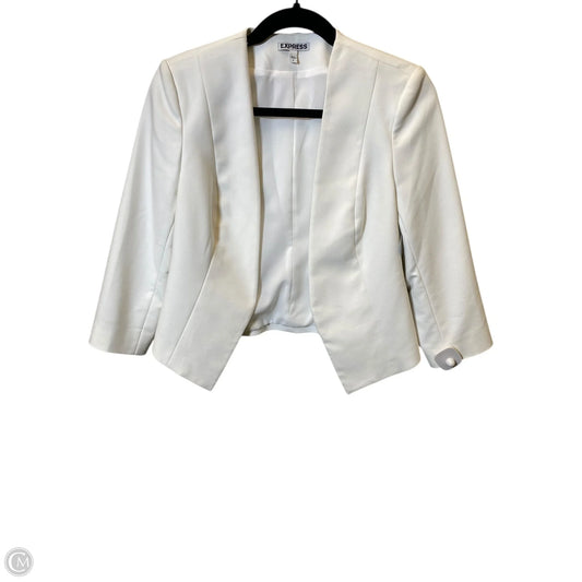 Blazer By Express In White, Size: 4