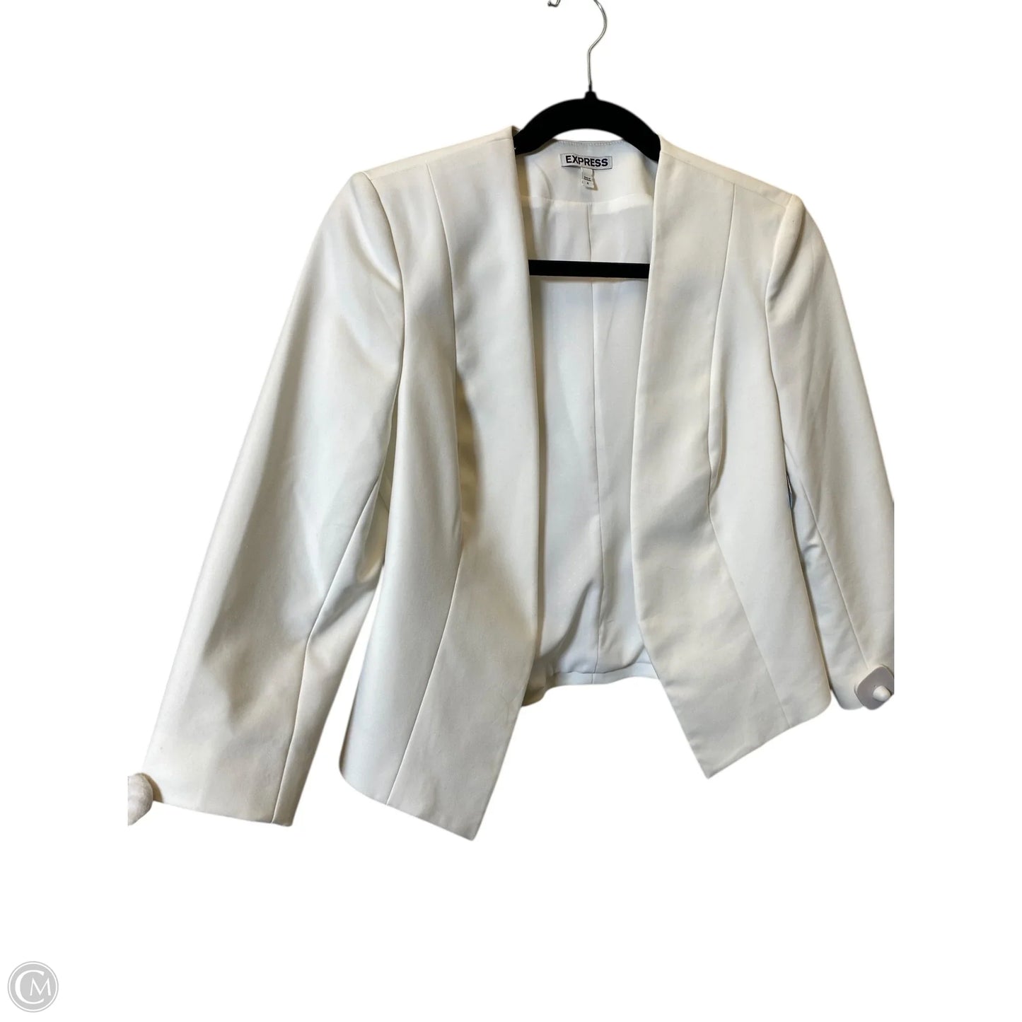 Blazer By Express In White, Size: 4