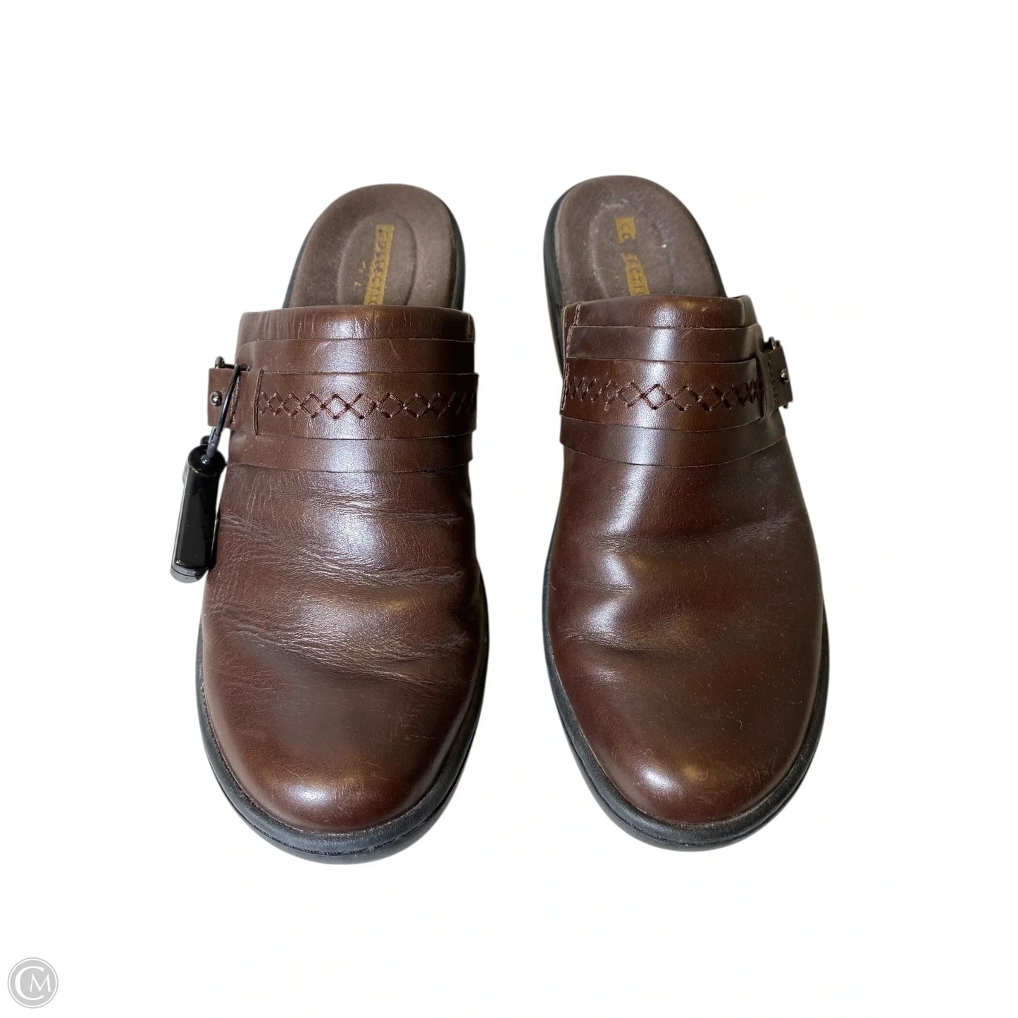 Shoes Heels Platform By Clarks In Brown, Size: 9