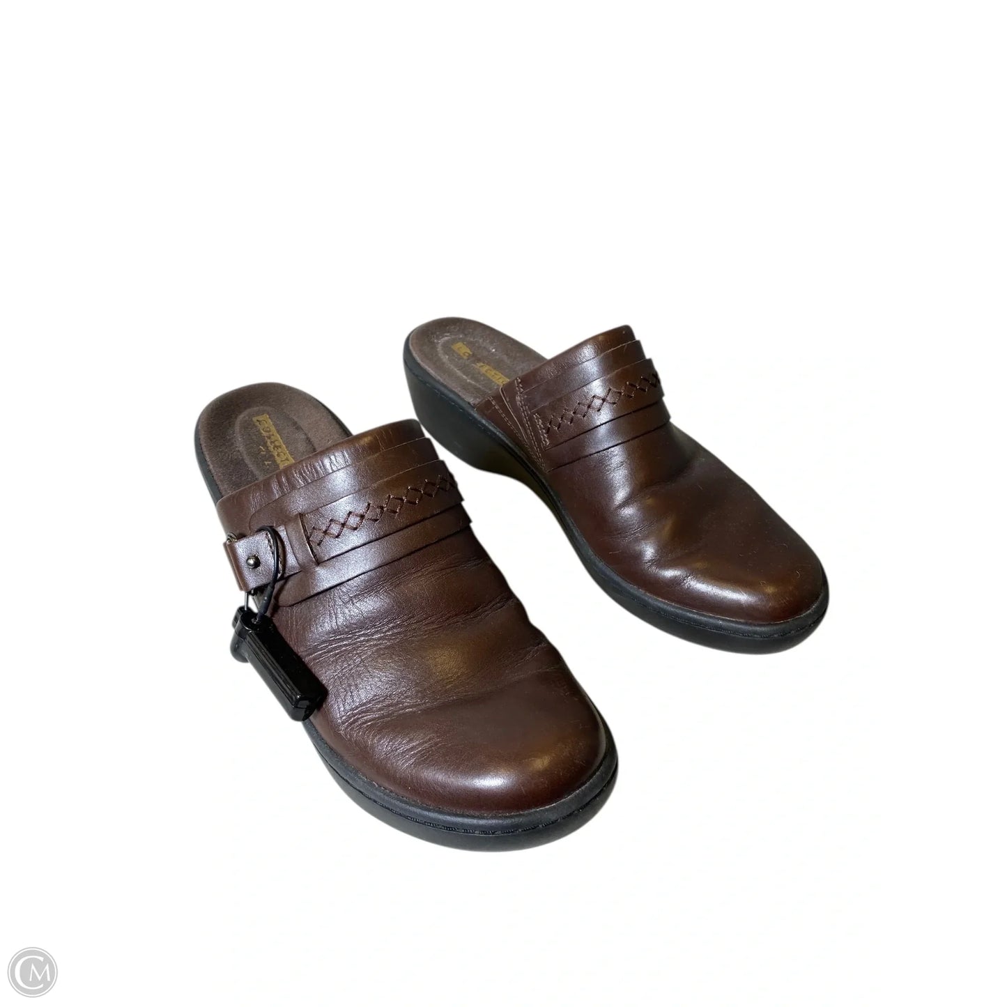 Shoes Heels Platform By Clarks In Brown, Size: 9