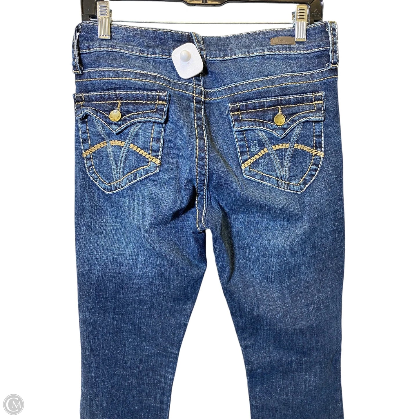 Jeans Flared By Kut In Blue Denim, Size: 6l