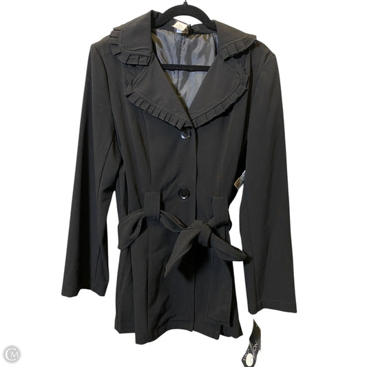 Blazer By Clothes Mentor In Black, Size: L