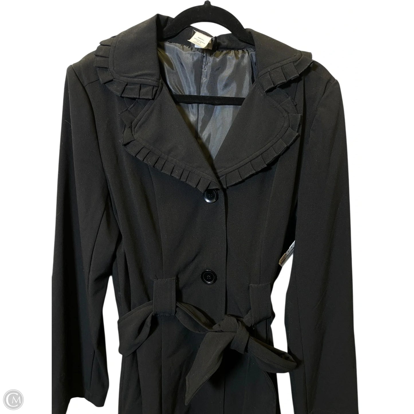 Blazer By Clothes Mentor In Black, Size: L