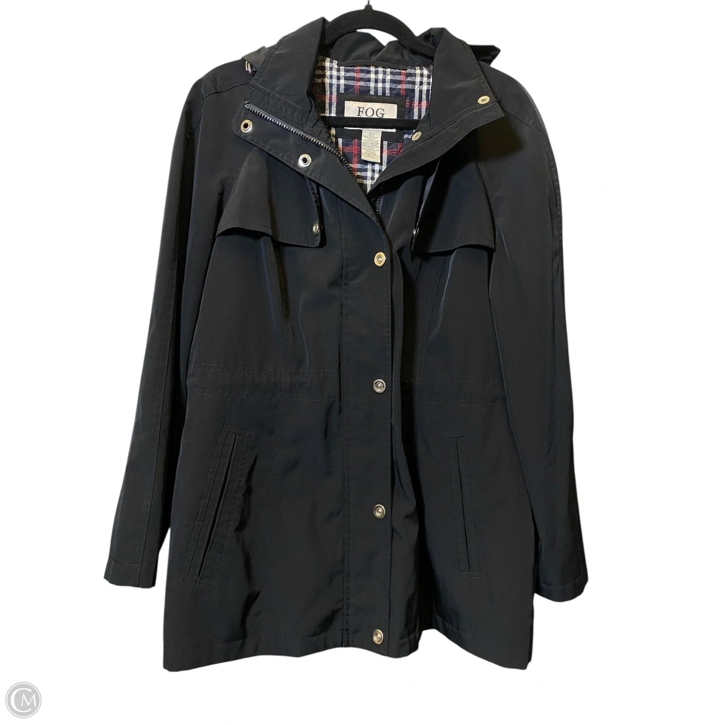 Coat Other By London Fog In Black, Size: L