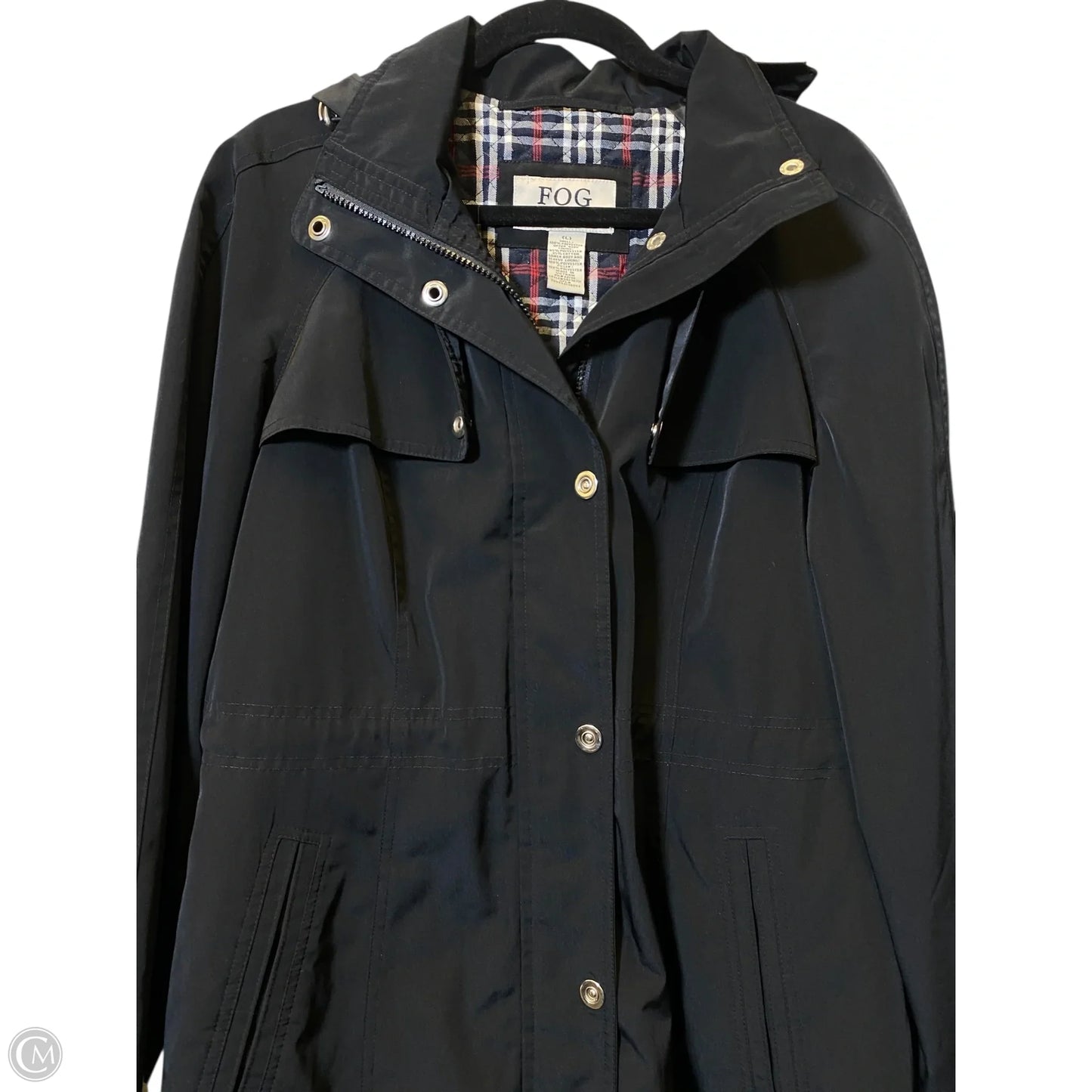 Coat Other By London Fog In Black, Size: L