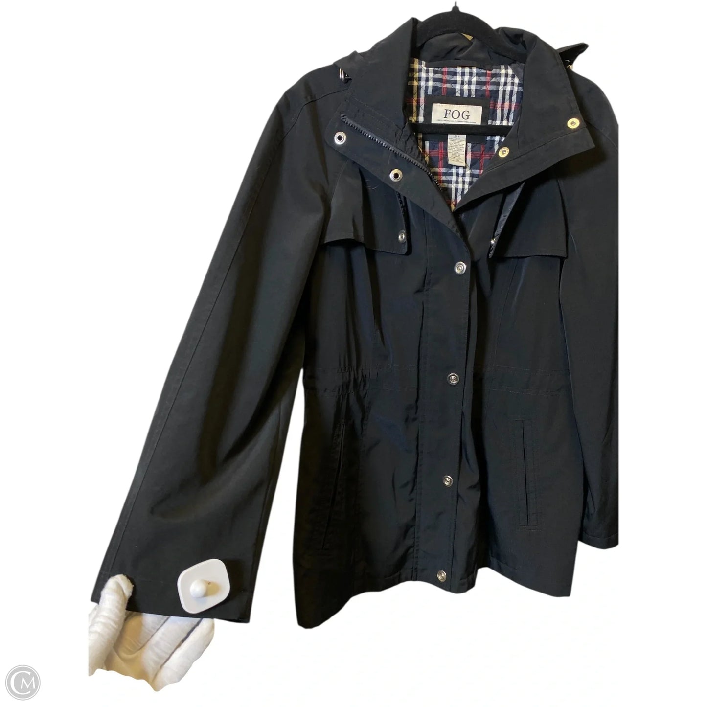 Coat Other By London Fog In Black, Size: L