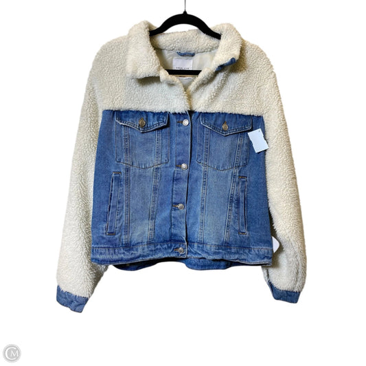 Jacket Denim By Clothes Mentor In Blue Denim, Size: Xl
