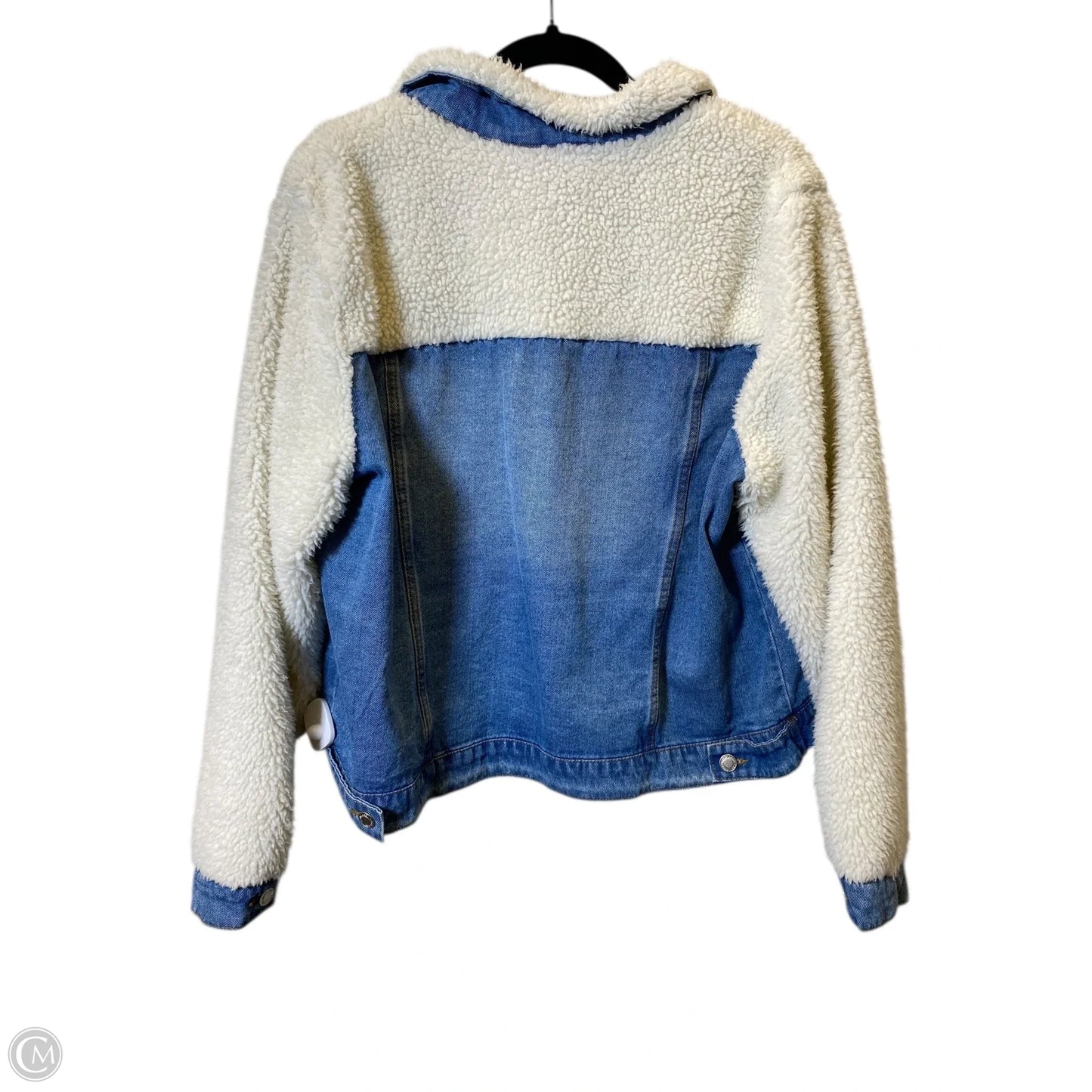 Jacket Denim By Clothes Mentor In Blue Denim, Size: Xl