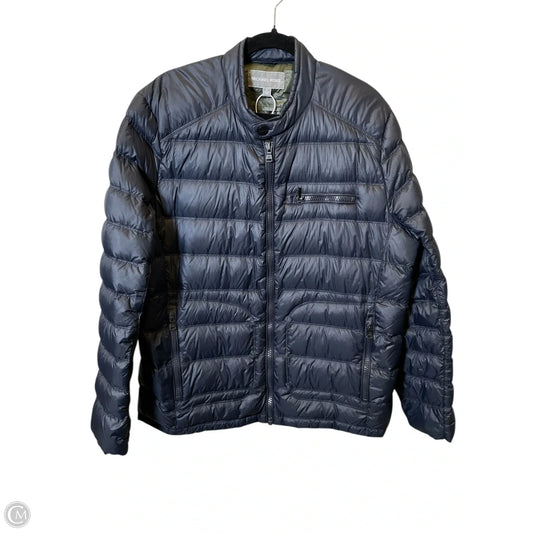 Jacket Designer By Michael Kors In Navy, Size: L