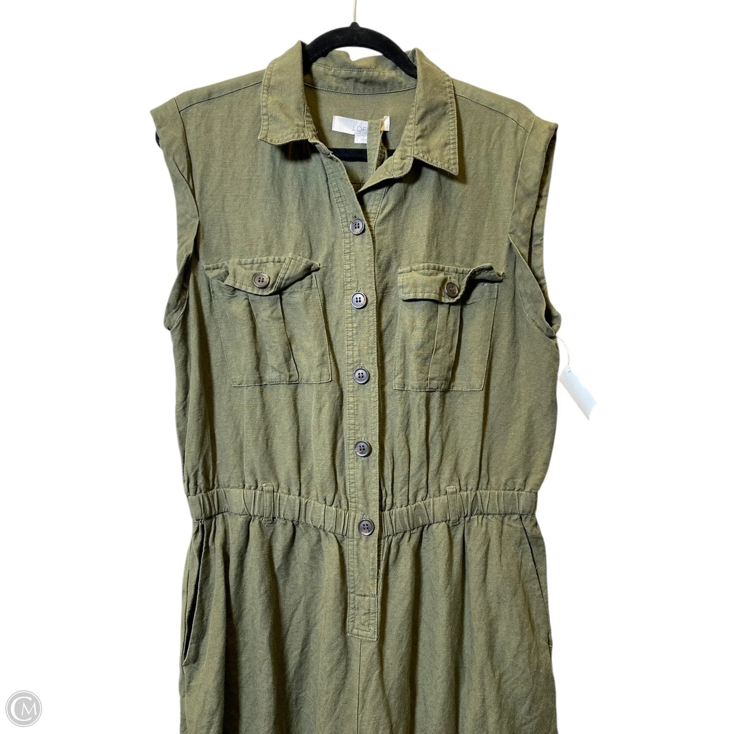 Jumpsuit By Loft In Green, Size: L