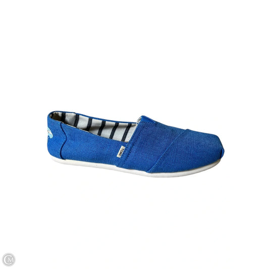 Shoes Flats By Toms In Blue, Size: 7