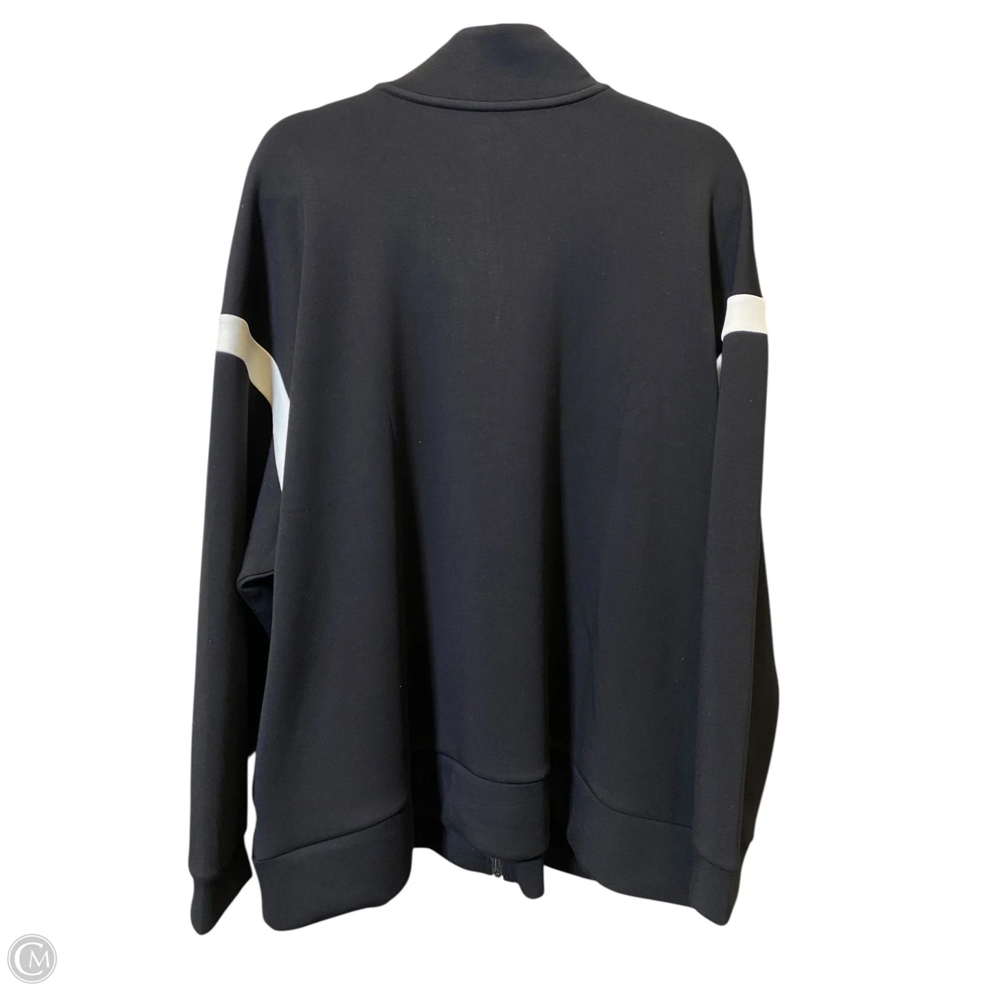 Athletic Jacket By Lane Bryant In Black & White, Size: 3x