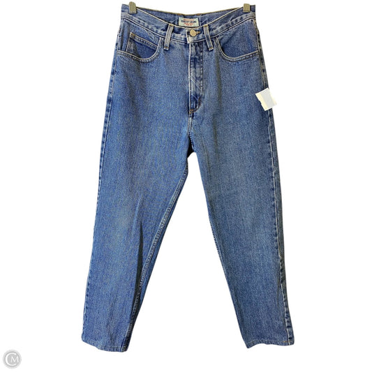 Jeans Straight By Guess In Blue Denim, Size: 8