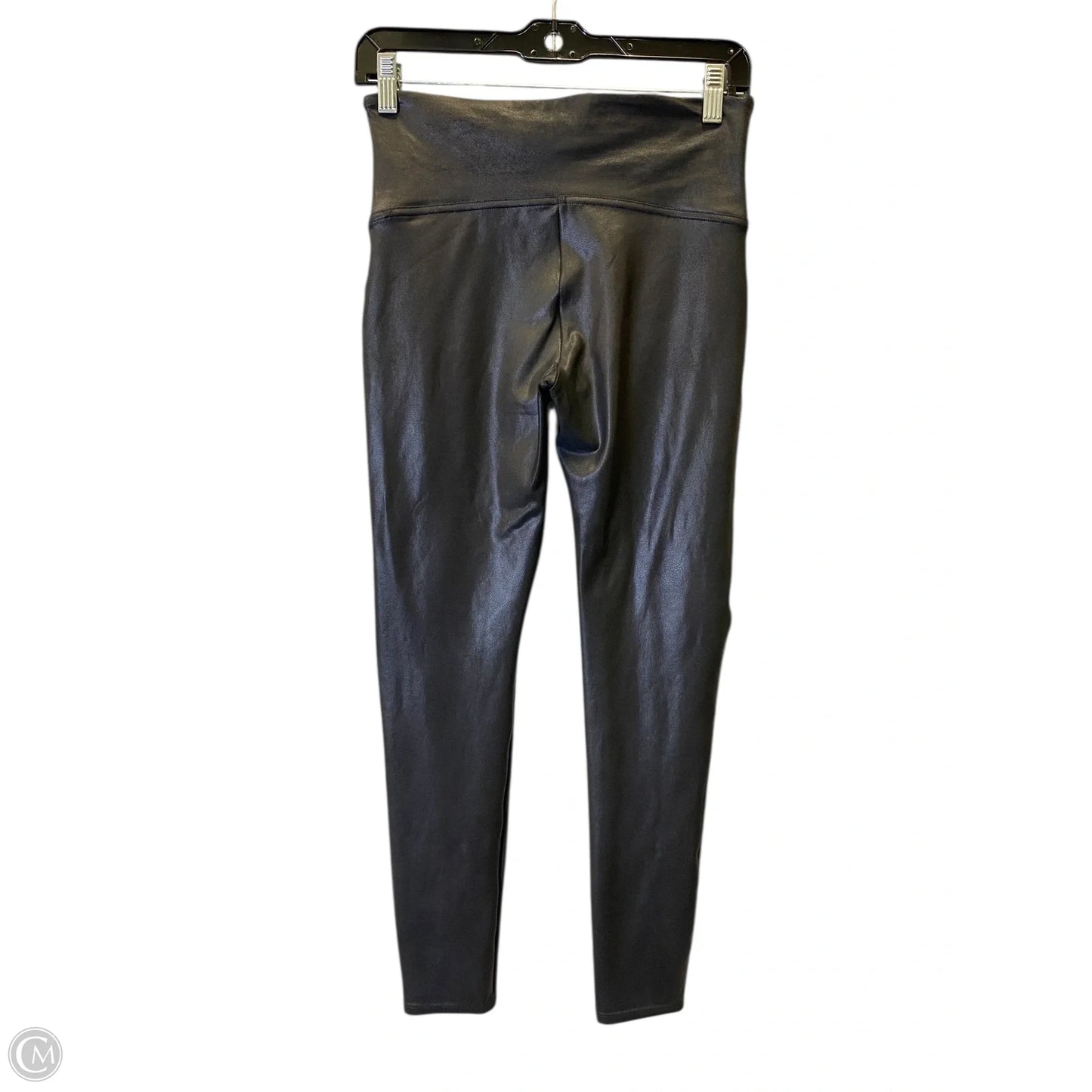 Athletic Leggings By Spanx In Black, Size: L