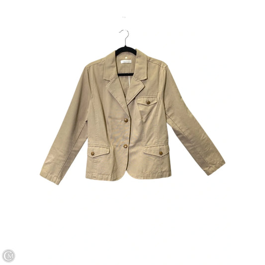 Jacket Other By Isaac Mizrahi In Beige, Size: L