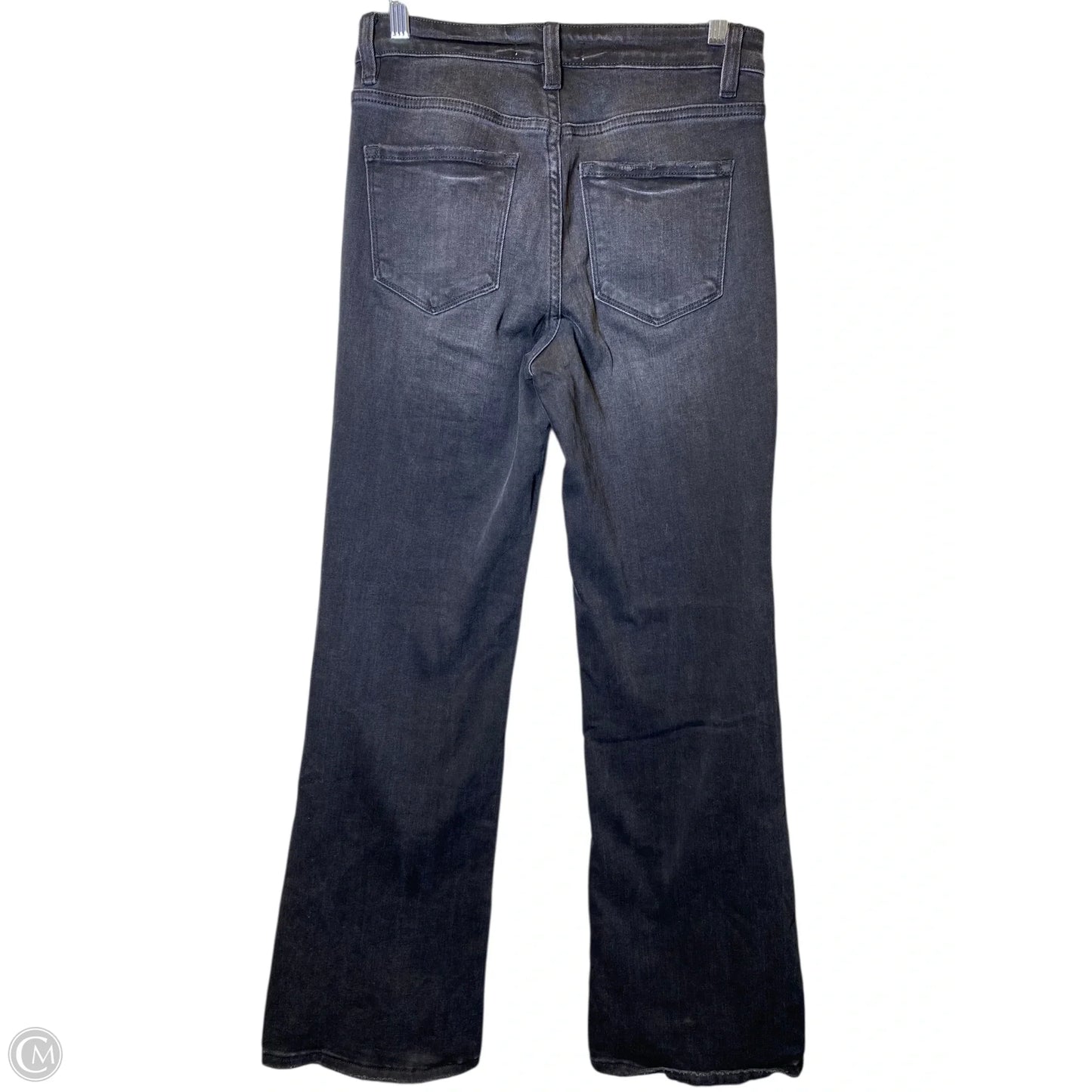 Jeans Flared By Flying Monkey In Black & Grey, Size: 4