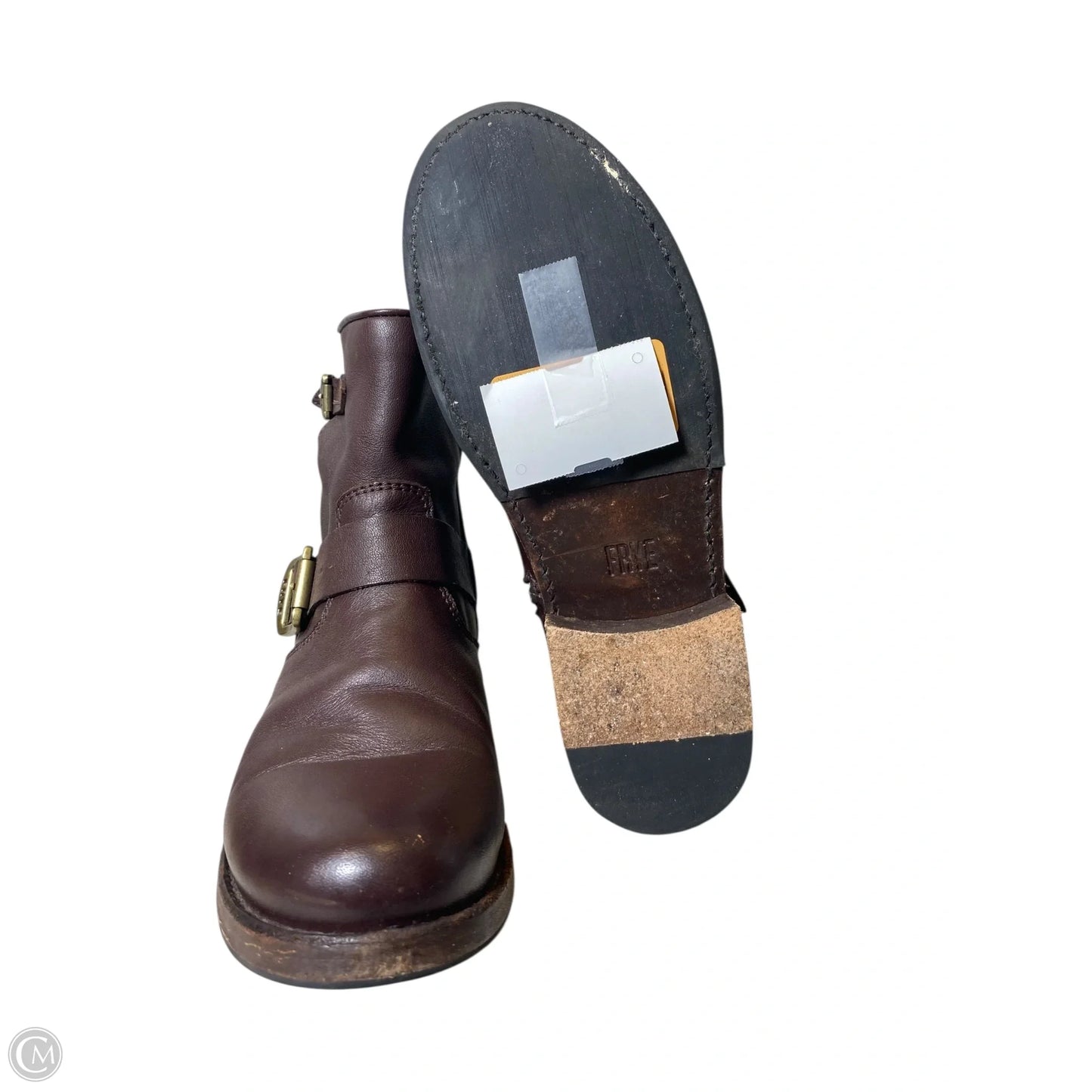 Boots Designer By Frye In Brown, Size: 6.5