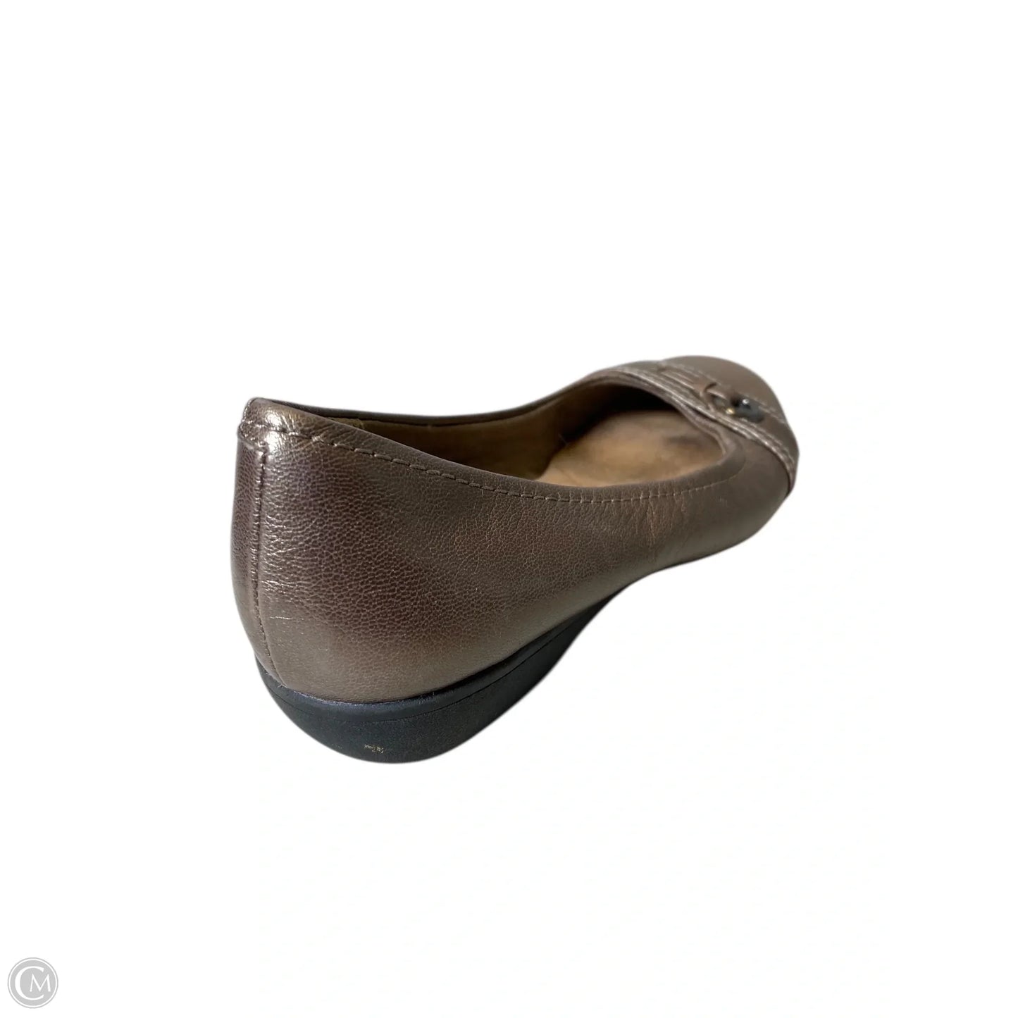 Shoes Flats By Clarks In Gold, Size: 7.5