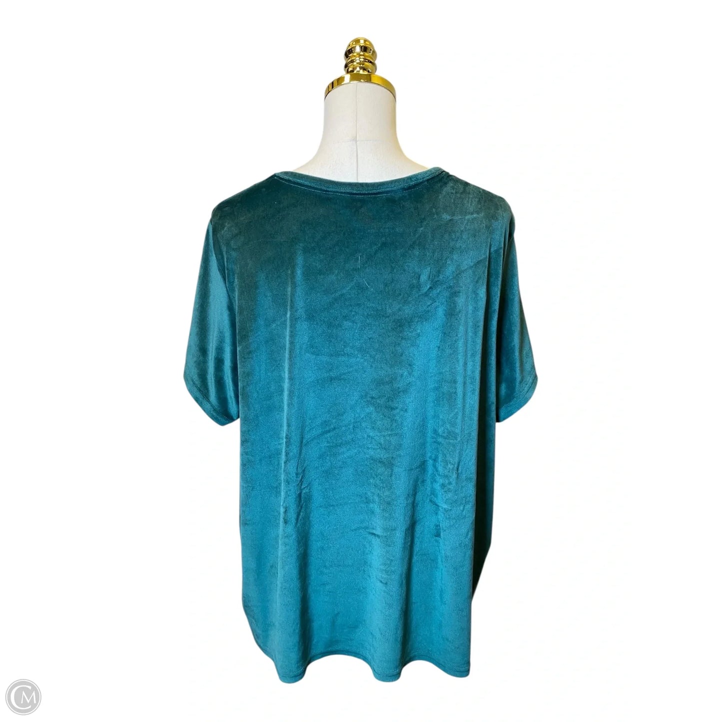 Top Short Sleeve By Juicy Couture In Green, Size: Xlarge
