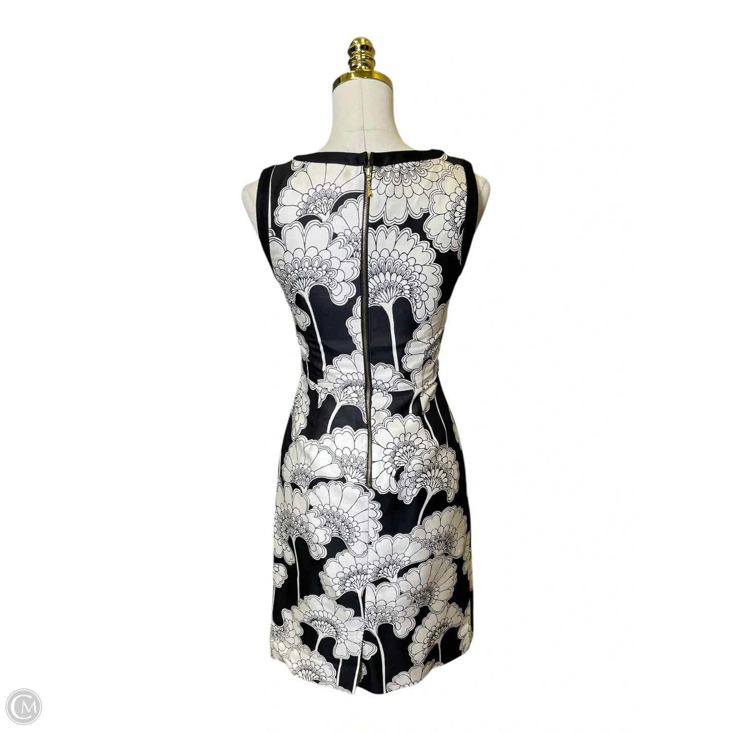Dress Designer By Kate Spade In Black & White, Size: 0