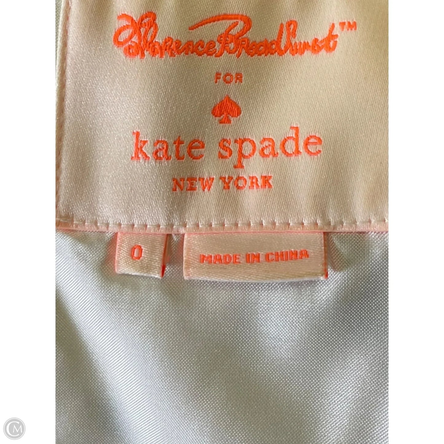 Dress Designer By Kate Spade In Black & White, Size: 0