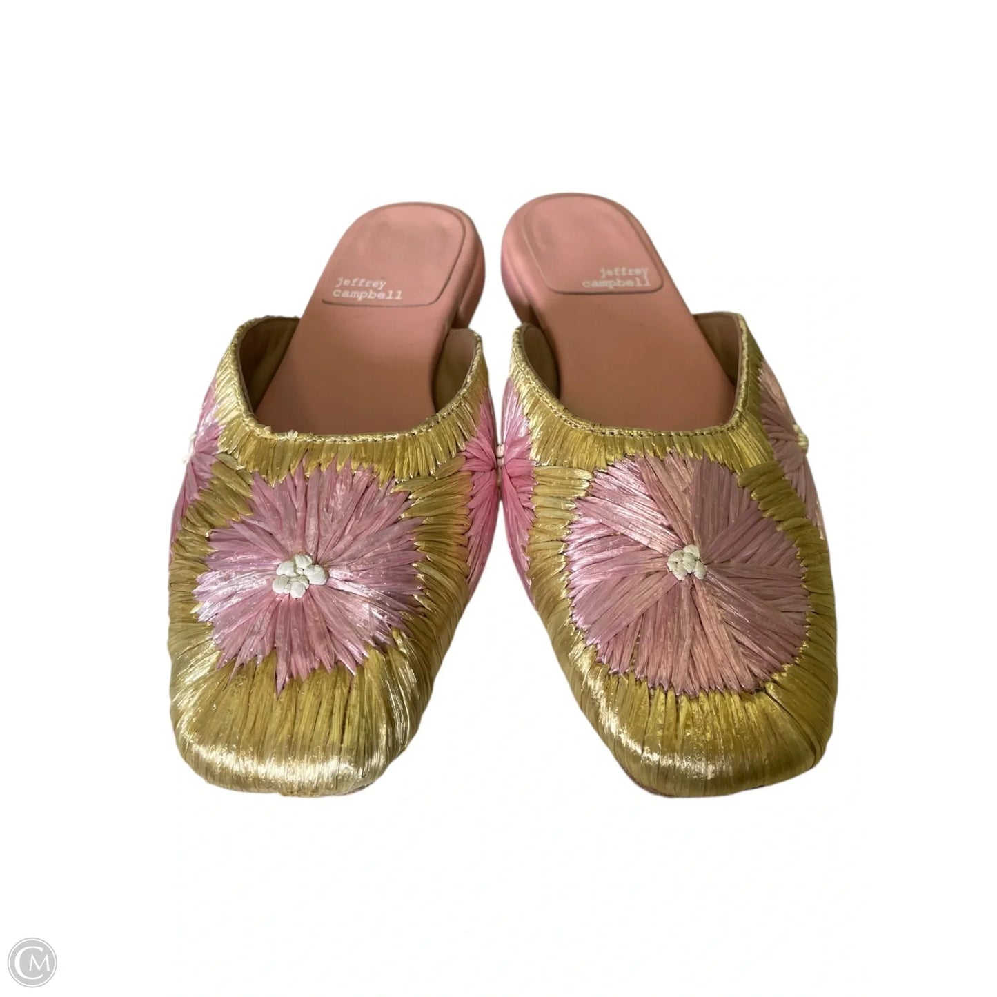Shoes Flats By Jeffrey Campbell In Pink & Tan, Size: 8