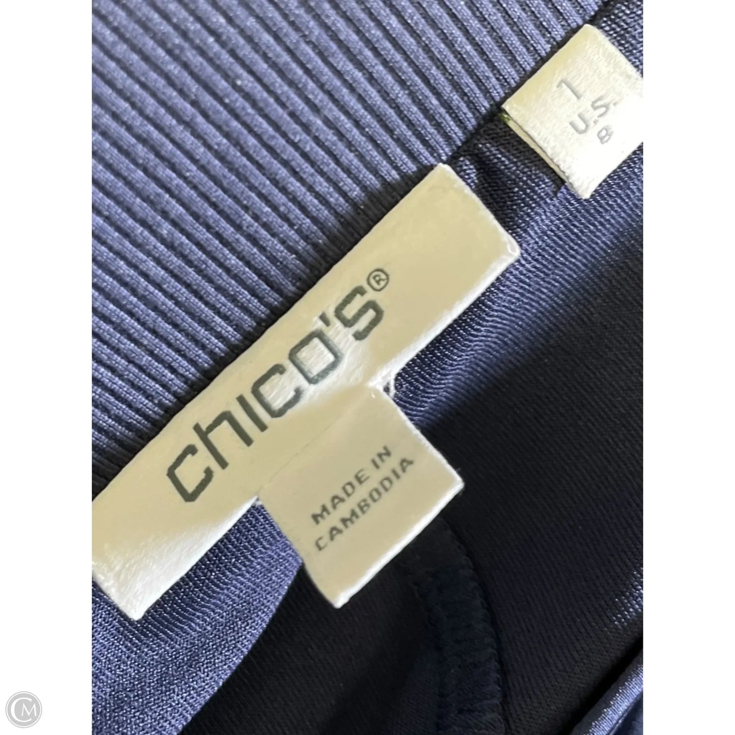 Athletic Skort By Chicos In Navy, Size: M