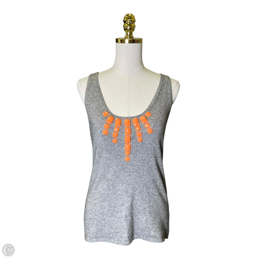 Top Sleeveless By Trina Turk In Grey, Size: M