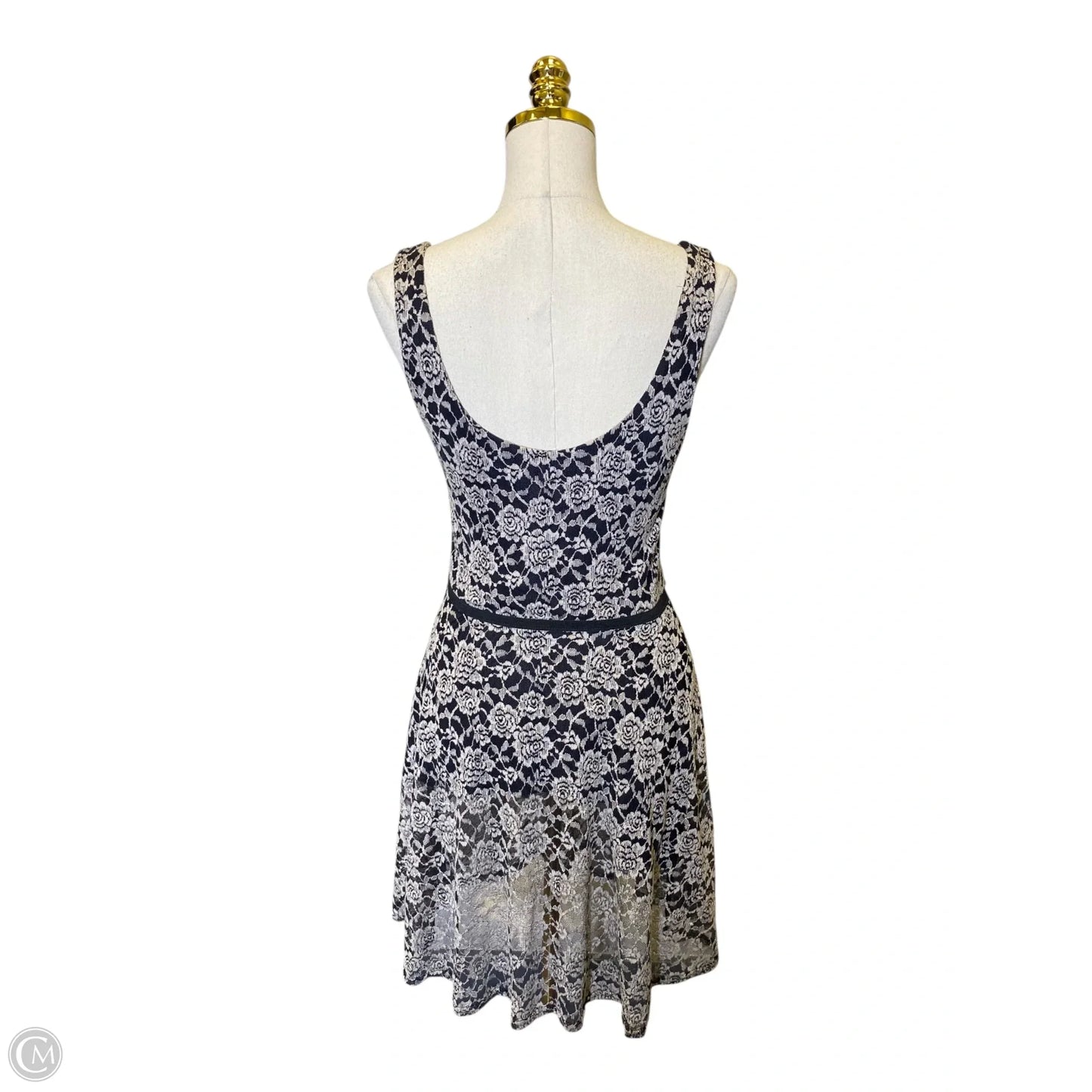 Dress Casual Short By Clothes Mentor In Black & Tan, Size: M