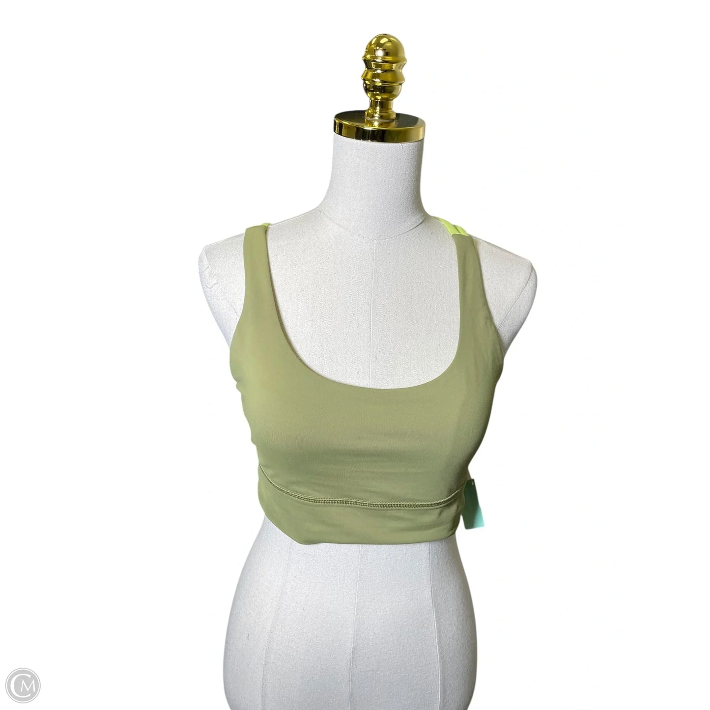 Athletic Bra By Lululemon In Green, Size: M