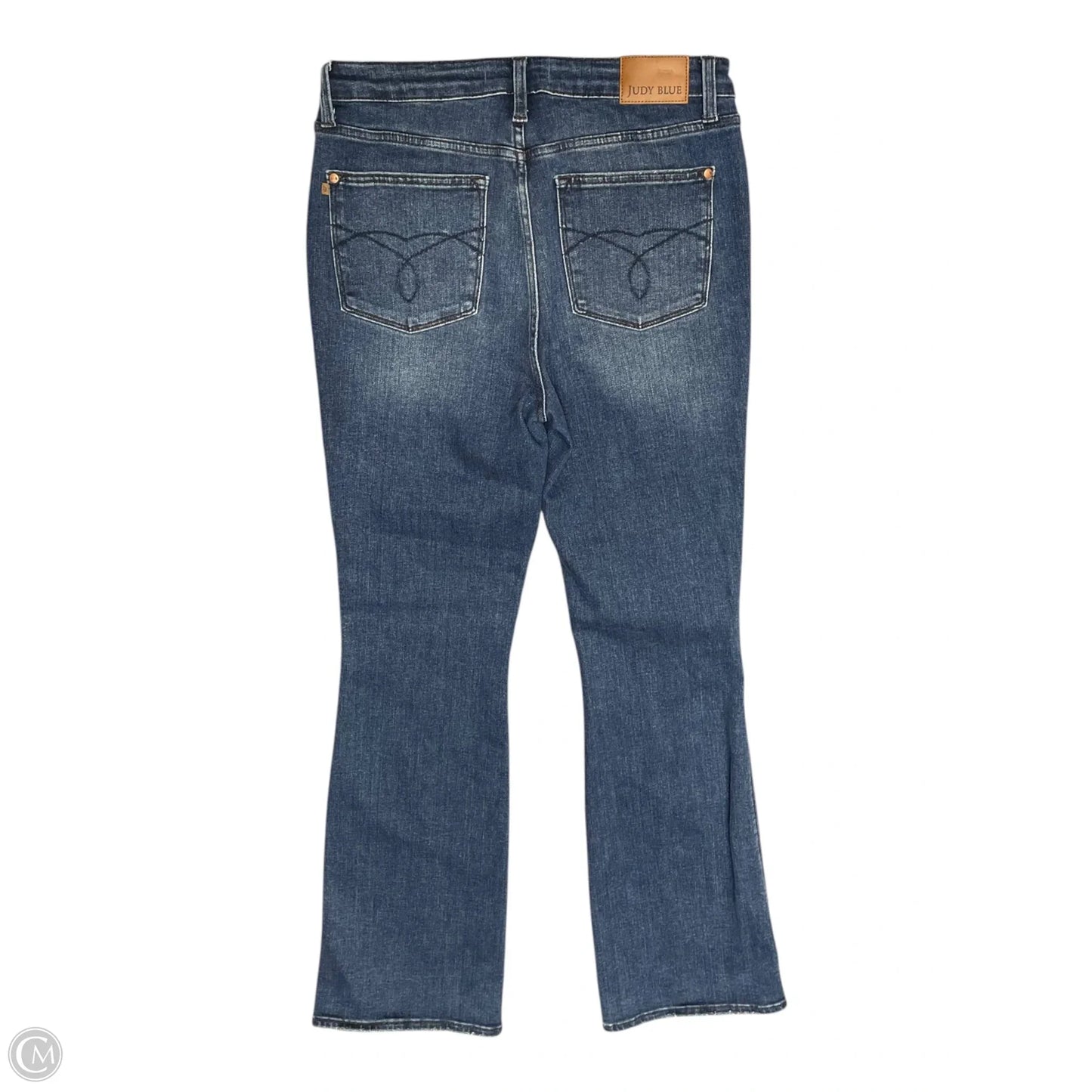 Jeans Flared By Judy Blue In Blue Denim, Size: 12