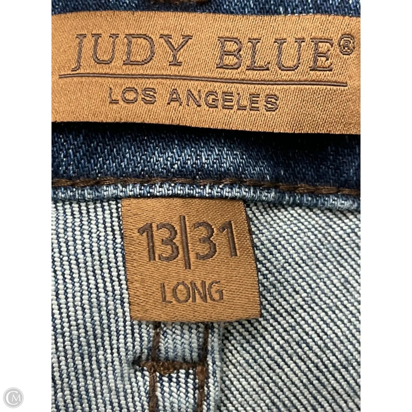 Jeans Flared By Judy Blue In Blue Denim, Size: 12