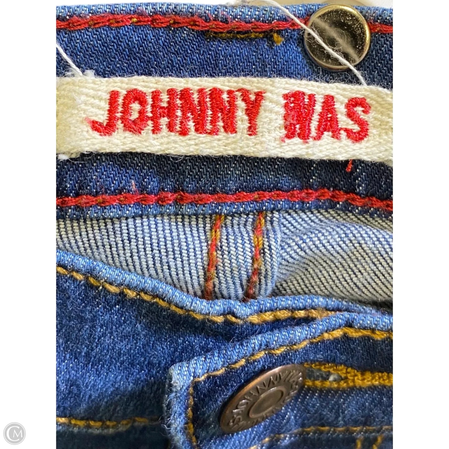 Jeans Skinny By Johnny Was In Blue, Size: 8