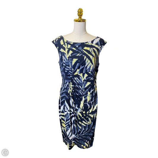 Dress Casual Midi By Dressbarn In Multi-colored, Size: L